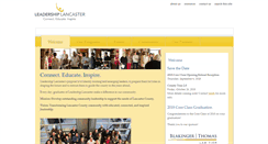 Desktop Screenshot of leadershiplancaster.org